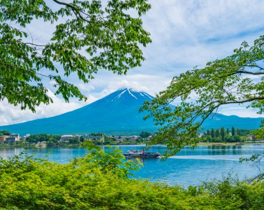 河口湖・西湖周遊コースのイメージ